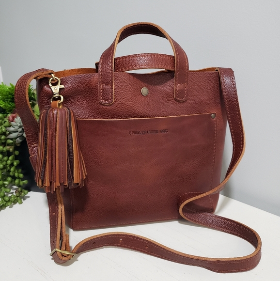 Rainbow XL Tassel in Chocolate Portland Leather Goods NEW - Picture 7 of 8